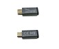 Preview: Adapter, Micro Stecker auf USB C Buchse, Box Alu, space grau, DINIC Box